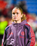 22.09.2026, Unterhaching, Deutschland. UEFA Women's Champions League, 1. Spieltag der Ligaphase: FC Bayern München Frauen gegen Manchester City. UWCL-Auftakt der FC Bayern Frauen und erstes UWCL-Pflichtspiel im neuen Zuhause Sportpark Unterhaching. Sophie Proost (FC Bayern Frauen)