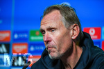 22.09.2026, Unterhaching, Deutschland. UEFA Women's Champions League, 1. Spieltag der Ligaphase: FC Bayern München Frauen gegen Manchester City. UWCL-Auftakt der FC Bayern Frauen und erstes UWCL-Pflichtspiel im neuen Zuhause Sportpark Unterhaching. Pressekonferenz (PK) mit Andrée Jeglertz (Cheftrainer, Manchester City Frauen)