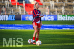 22.09.2026, Unterhaching, Deutschland. UEFA Women's Champions League, 1. Spieltag der Ligaphase: FC Bayern München Frauen gegen Manchester City. UWCL-Auftakt der FC Bayern Frauen und erstes UWCL-Pflichtspiel im neuen Zuhause Sportpark Unterhaching. Giulia Gwinn (FC Bayern Frauen)