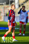 22.09.2026, Unterhaching, Deutschland. UEFA Women's Champions League, 1. Spieltag der Ligaphase: FC Bayern München Frauen gegen Manchester City. UWCL-Auftakt der FC Bayern Frauen und erstes UWCL-Pflichtspiel im neuen Zuhause Sportpark Unterhaching. Giulia Gwinn (FC Bayern Frauen)