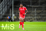 22.09.2026, Unterhaching, Deutschland. UEFA Women's Champions League, 1. Spieltag der Ligaphase: FC Bayern München Frauen gegen Manchester City. UWCL-Auftakt der FC Bayern Frauen und erstes UWCL-Pflichtspiel im neuen Zuhause Sportpark Unterhaching. Edna Imade (FC Bayern Frauen)