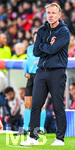 22.09.2026, Unterhaching, Deutschland. UEFA Women's Champions League, 1. Spieltag der Ligaphase: FC Bayern München Frauen gegen Manchester City. UWCL-Auftakt der FC Bayern Frauen und erstes UWCL-Pflichtspiel im neuen Zuhause Sportpark Unterhaching. Andrée Jeglertz (Cheftrainer, Manchester City Frauen)