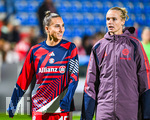 22.09.2026, Unterhaching, Deutschland. UEFA Women's Champions League, 1. Spieltag der Ligaphase: FC Bayern München Frauen gegen Manchester City. UWCL-Auftakt der FC Bayern Frauen und erstes UWCL-Pflichtspiel im neuen Zuhause Sportpark Unterhaching. Jana Kappes (FC Bayern Frauen)