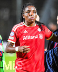 22.09.2026, Unterhaching, Deutschland. UEFA Women's Champions League, 1. Spieltag der Ligaphase: FC Bayern München Frauen gegen Manchester City. UWCL-Auftakt der FC Bayern Frauen und erstes UWCL-Pflichtspiel im neuen Zuhause Sportpark Unterhaching. Edna Imade (FC Bayern Frauen)