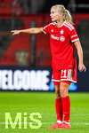 22.09.2026, Unterhaching, Deutschland. UEFA Women's Champions League, 1. Spieltag der Ligaphase: FC Bayern München Frauen gegen Manchester City. UWCL-Auftakt der FC Bayern Frauen und erstes UWCL-Pflichtspiel im neuen Zuhause Sportpark Unterhaching. Pernille Harder (FC Bayern Frauen)