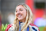 22.09.2026, Unterhaching, Deutschland. UEFA Women's Champions League, 1. Spieltag der Ligaphase: FC Bayern München Frauen gegen Manchester City. UWCL-Auftakt der FC Bayern Frauen und erstes UWCL-Pflichtspiel im neuen Zuhause Sportpark Unterhaching. Larissa Hauenstein (FC Bayern Frauen)
