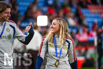 22.09.2026, Unterhaching, Deutschland. UEFA Women's Champions League, 1. Spieltag der Ligaphase: FC Bayern München Frauen gegen Manchester City. UWCL-Auftakt der FC Bayern Frauen und erstes UWCL-Pflichtspiel im neuen Zuhause Sportpark Unterhaching. Larissa Hauenstein (FC Bayern Frauen)