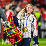 22.09.2026, Unterhaching, Deutschland. UEFA Women's Champions League, 1. Spieltag der Ligaphase: FC Bayern München Frauen gegen Manchester City. UWCL-Auftakt der FC Bayern Frauen und erstes UWCL-Pflichtspiel im neuen Zuhause Sportpark Unterhaching. Larissa Hauenstein (FC Bayern Frauen)