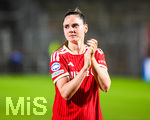 22.09.2026, Unterhaching, Deutschland. UEFA Women's Champions League, 1. Spieltag der Ligaphase: FC Bayern München Frauen gegen Manchester City. UWCL-Auftakt der FC Bayern Frauen und erstes UWCL-Pflichtspiel im neuen Zuhause Sportpark Unterhaching. Sarah Zadrazil (FC Bayern Frauen)