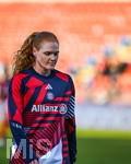 22.09.2026, Unterhaching, Deutschland. UEFA Women's Champions League, 1. Spieltag der Ligaphase: FC Bayern München Frauen gegen Manchester City. UWCL-Auftakt der FC Bayern Frauen und erstes UWCL-Pflichtspiel im neuen Zuhause Sportpark Unterhaching. Stine Ballisager (FC Bayern Frauen)