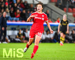22.09.2026, Unterhaching, Deutschland. UEFA Women's Champions League, 1. Spieltag der Ligaphase: FC Bayern München Frauen gegen Manchester City. UWCL-Auftakt der FC Bayern Frauen und erstes UWCL-Pflichtspiel im neuen Zuhause Sportpark Unterhaching. Momoko Tanikawa (FC Bayern Frauen)