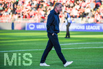 22.09.2026, Unterhaching, Deutschland. UEFA Women's Champions League, 1. Spieltag der Ligaphase: FC Bayern München Frauen gegen Manchester City. UWCL-Auftakt der FC Bayern Frauen und erstes UWCL-Pflichtspiel im neuen Zuhause Sportpark Unterhaching. Andrée Jeglertz (Cheftrainer, Manchester City Frauen)