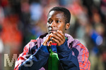 22.09.2026, Unterhaching, Deutschland. UEFA Women's Champions League, 1. Spieltag der Ligaphase: FC Bayern München Frauen gegen Manchester City. UWCL-Auftakt der FC Bayern Frauen und erstes UWCL-Pflichtspiel im neuen Zuhause Sportpark Unterhaching. Bernadette Amani (FC Bayern Frauen)