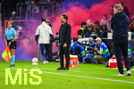 22.09.2026, Unterhaching, Deutschland. UEFA Women's Champions League, 1. Spieltag der Ligaphase: FC Bayern München Frauen gegen Manchester City. UWCL-Auftakt der FC Bayern Frauen und erstes UWCL-Pflichtspiel im neuen Zuhause Sportpark Unterhaching. José Barcala (Cheftrainer, FC Bayern Frauen)