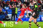 22.09.2026, Unterhaching, Deutschland. UEFA Women's Champions League, 1. Spieltag der Ligaphase: FC Bayern München Frauen gegen Manchester City. UWCL-Auftakt der FC Bayern Frauen und erstes UWCL-Pflichtspiel im neuen Zuhause Sportpark Unterhaching. Giulia Gwinn (FC Bayern Frauen)