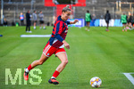 22.09.2026, Unterhaching, Deutschland. UEFA Women's Champions League, 1. Spieltag der Ligaphase: FC Bayern München Frauen gegen Manchester City. UWCL-Auftakt der FC Bayern Frauen und erstes UWCL-Pflichtspiel im neuen Zuhause Sportpark Unterhaching. Giulia Gwinn (FC Bayern Frauen)