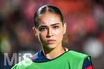 22.09.2026, Unterhaching, Deutschland. UEFA Women's Champions League, 1. Spieltag der Ligaphase: FC Bayern München Frauen gegen Manchester City. UWCL-Auftakt der FC Bayern Frauen und erstes UWCL-Pflichtspiel im neuen Zuhause Sportpark Unterhaching. Kassandra Potsi (FC Bayern Frauen)