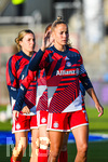 22.09.2026, Unterhaching, Deutschland. UEFA Women's Champions League, 1. Spieltag der Ligaphase: FC Bayern München Frauen gegen Manchester City. UWCL-Auftakt der FC Bayern Frauen und erstes UWCL-Pflichtspiel im neuen Zuhause Sportpark Unterhaching. Giulia Gwinn (FC Bayern Frauen)