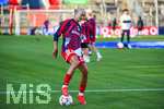 22.09.2026, Unterhaching, Deutschland. UEFA Women's Champions League, 1. Spieltag der Ligaphase: FC Bayern München Frauen gegen Manchester City. UWCL-Auftakt der FC Bayern Frauen und erstes UWCL-Pflichtspiel im neuen Zuhause Sportpark Unterhaching. Pernille Harder (FC Bayern Frauen)
