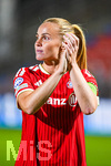 22.09.2026, Unterhaching, Deutschland. UEFA Women's Champions League, 1. Spieltag der Ligaphase: FC Bayern München Frauen gegen Manchester City. UWCL-Auftakt der FC Bayern Frauen und erstes UWCL-Pflichtspiel im neuen Zuhause Sportpark Unterhaching. Glódís Perla Viggósdóttir (FC Bayern Frauen)