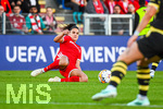 22.09.2026, Unterhaching, Deutschland. UEFA Women's Champions League, 1. Spieltag der Ligaphase: FC Bayern München Frauen gegen Manchester City. UWCL-Auftakt der FC Bayern Frauen und erstes UWCL-Pflichtspiel im neuen Zuhause Sportpark Unterhaching. Jovana Damnjanovi? (FC Bayern Frauen)