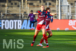 22.09.2026, Unterhaching, Deutschland. UEFA Women's Champions League, 1. Spieltag der Ligaphase: FC Bayern München Frauen gegen Manchester City. UWCL-Auftakt der FC Bayern Frauen und erstes UWCL-Pflichtspiel im neuen Zuhause Sportpark Unterhaching. Aufwärmen Klara Bühl (FC Bayern Frauen)