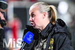 22.09.2026, Unterhaching, Deutschland. UEFA Women's Champions League, 1. Spieltag der Ligaphase: FC Bayern München Frauen gegen Manchester City. UWCL-Auftakt der FC Bayern Frauen und erstes UWCL-Pflichtspiel im neuen Zuhause Sportpark Unterhaching. Manchester im Interview