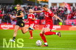 22.09.2026, Unterhaching, Deutschland. UEFA Women's Champions League, 1. Spieltag der Ligaphase: FC Bayern München Frauen gegen Manchester City. UWCL-Auftakt der FC Bayern Frauen und erstes UWCL-Pflichtspiel im neuen Zuhause Sportpark Unterhaching. Klara Bühl (FC Bayern Frauen)