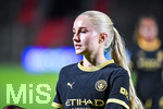 22.09.2026, Unterhaching, Deutschland. UEFA Women's Champions League, 1. Spieltag der Ligaphase: FC Bayern München Frauen gegen Manchester City. UWCL-Auftakt der FC Bayern Frauen und erstes UWCL-Pflichtspiel im neuen Zuhause Sportpark Unterhaching. Laura Blindkilde Brown (Manchester City Frauen)
