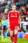 22.09.2026, Unterhaching, Deutschland. UEFA Women's Champions League, 1. Spieltag der Ligaphase: FC Bayern München Frauen gegen Manchester City. UWCL-Auftakt der FC Bayern Frauen und erstes UWCL-Pflichtspiel im neuen Zuhause Sportpark Unterhaching. Franziska Kett (FC Bayern Frauen)