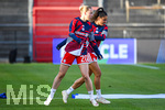 22.09.2026, Unterhaching, Deutschland. UEFA Women's Champions League, 1. Spieltag der Ligaphase: FC Bayern München Frauen gegen Manchester City. UWCL-Auftakt der FC Bayern Frauen und erstes UWCL-Pflichtspiel im neuen Zuhause Sportpark Unterhaching. Aufwärmen Franziska Kett (FC Bayern Frauen)