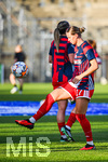 22.09.2026, Unterhaching, Deutschland. UEFA Women's Champions League, 1. Spieltag der Ligaphase: FC Bayern München Frauen gegen Manchester City. UWCL-Auftakt der FC Bayern Frauen und erstes UWCL-Pflichtspiel im neuen Zuhause Sportpark Unterhaching. Aufwärmen Klara Bühl (FC Bayern Frauen)