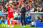 22.09.2026, Unterhaching, Deutschland. UEFA Women's Champions League, 1. Spieltag der Ligaphase: FC Bayern München Frauen gegen Manchester City. UWCL-Auftakt der FC Bayern Frauen und erstes UWCL-Pflichtspiel im neuen Zuhause Sportpark Unterhaching. Andrée Jeglertz (Cheftrainer, Manchester City Frauen)