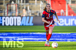 22.09.2026, Unterhaching, Deutschland. UEFA Women's Champions League, 1. Spieltag der Ligaphase: FC Bayern München Frauen gegen Manchester City. UWCL-Auftakt der FC Bayern Frauen und erstes UWCL-Pflichtspiel im neuen Zuhause Sportpark Unterhaching. Aufwärmen Glódís Perla Viggósdóttir (FC Bayern Frauen)