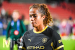 22.09.2026, Unterhaching, Deutschland. UEFA Women's Champions League, 1. Spieltag der Ligaphase: FC Bayern München Frauen gegen Manchester City. UWCL-Auftakt der FC Bayern Frauen und erstes UWCL-Pflichtspiel im neuen Zuhause Sportpark Unterhaching. Mary Fowler (Manchester City Frauen)