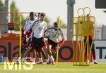23.09.2026, Fussball DFB-Nationalmannschaft Deutschland, Trainingslager in Herzogenaurach, im Homeground bei ADIDAS, vor den UEFA Nations League Spielen, Yann Aurel Bisseck, Yannik Engelhardt, Josha Vagnoman 