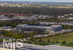 23.09.2026, Augsburg, Deutschland. Die WWK Arena in Augsburg vor dem UEFA Nations League-Länderspiel der deutschen Fußball-Nationalmannschaft gegen Griechenland. Die Partie am 27. September 2026 ist das erste Heim-Länderspiel unter dem neuen Bundestrainer Jürgen Klopp.