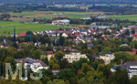 24.09.2026,  Bad Wörishofen im Unterallgäu. Blick in die Innenstadt, mitte: Luxus-Wohnanlage Victoria Terrassen Bad Wörishofen
