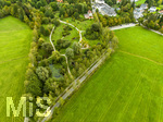 24.09.2026,  Bad Wörishofen im Unterallgäu. Vorne Kurpark, rechts Hotel Sonnenhof