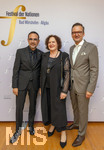 26.09.2026, Internationales Klassikfestival: Festival der Nationen 2026, im Kurhaus Bad Wörishofen (Unterallgäu), Vor dem Eröffnungskonzert mit Sol Gabetta, VIP-Empfang der Ehrengäste, v.li: Klaus Holetschek (CSU), 2.Bürgermeisterin Bad Wörishofen MICHAELA BAHLE-SCHMID, Peter Wachler (MdL), 
