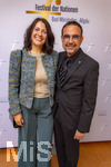 26.09.2026, Internationales Klassikfestival: Festival der Nationen 2026, im Kurhaus Bad Wörishofen (Unterallgäu), Vor dem Eröffnungskonzert mit Sol Gabetta, VIP-Empfang der Ehrengäste, Klaus Holetschek (CSU) mit seiner Frau Birgit (li).