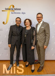 26.09.2026, Internationales Klassikfestival: Festival der Nationen 2026, im Kurhaus Bad Wörishofen (Unterallgäu), Vor dem Eröffnungskonzert mit Sol Gabetta, VIP-Empfang der Ehrengäste, v.li: Klaus Holetschek (CSU), 2.Bürgermeisterin Bad Wörishofen MICHAELA BAHLE-SCHMID, Peter Wachler (MdL), 