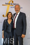 26.09.2026, Internationales Klassikfestival: Festival der Nationen 2026, im Kurhaus Bad Wörishofen (Unterallgäu), Vor dem Eröffnungskonzert mit Sol Gabetta, VIP-Empfang der Ehrengäste, Ehemaliger Landrat Hans-Joachim Weirather mit Gattin