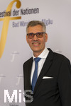 26.09.2026, Internationales Klassikfestival: Festival der Nationen 2026, im Kurhaus Bad Wörishofen (Unterallgäu), Vor dem Eröffnungskonzert mit Sol Gabetta, VIP-Empfang der Ehrengäste, Intendant Winfried Roch 