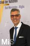 26.09.2026, Internationales Klassikfestival: Festival der Nationen 2026, im Kurhaus Bad Wörishofen (Unterallgäu), Vor dem Eröffnungskonzert mit Sol Gabetta, VIP-Empfang der Ehrengäste, Intendant Winfried Roch 