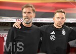 27.09.2026, Fussball UEFA Nations-League 2026/2027, 2.Spieltag, Deutschland - Griechenland, in der WWK-Arena Augsburg, Bundestrainer Jürgen Klopp (Deutschland) singt die Hymne