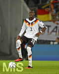 27.09.2026, Fussball UEFA Nations-League 2026/2027, 2.Spieltag, Deutschland - Griechenland, in der WWK-Arena Augsburg, Yann Aurel Bisseck (Deutschland) am Ball.