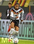 27.09.2026, Fussball UEFA Nations-League 2026/2027, 2.Spieltag, Deutschland - Griechenland, in der WWK-Arena Augsburg, Kevin Schade (Deutschland) am Ball.