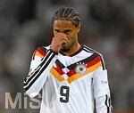27.09.2026, Fussball UEFA Nations-League 2026/2027, 2.Spieltag, Deutschland - Griechenland, in der WWK-Arena Augsburg, Kevin Schade (Deutschland) nachdenklich.