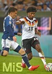 27.09.2026, Fussball UEFA Nations-League 2026/2027, 2.Spieltag, Deutschland - Griechenland, in der WWK-Arena Augsburg, Karim Adeyemi (Deutschland) am Ball,